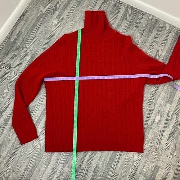 Charter Club 100% Cashmere Cable Knit Turtleneck Sweater - Picture 9 of 15